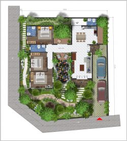 Top 3 mẫu biệt thự 1 tầng 3 phòng ngủ đẹp, bạn không thể bỏ qua!