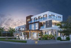 Thiết kế tòa nhà văn phòng điều hành hiện đại sang trọng KTKSVP-4856