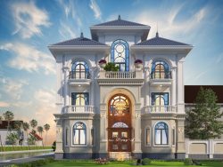 Biệt thự 3 tầng tân cổ điển sang trọng tại Phú Thọ BTTCD-4863