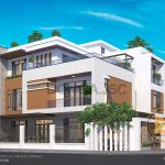 Mẫu thiết kế biệt thự 3 tầng hiện đại 2 mặt tiền đẹp