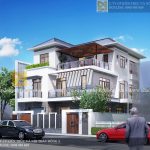 Biệt thự 3 tầng hiện đại mái thái