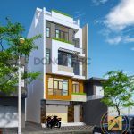 Mẫu thiết kế nhà phố đẹp 7m mặt tiền