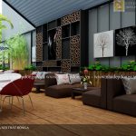 nội thất quán cafe sân vườn tuyệt đẹp