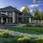 Mẫu thiết kế biệt thự 2 tầng gần gũi với thiên nhiên