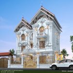 Mẫu biệt thự cổ điển 3 tầng đẹp