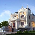 Mẫu lâu đài 2 tầng,Biệt thự cổ điển đẹp