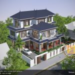 Mẫu biệt thự hiện đại 3 tầng đẹp, sang trọng