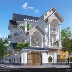 biệt thự tân cổ điển 3 tầng 2 mặt tiền