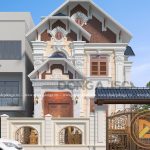 biệt thự 2 tầng tân cổ điển có gara