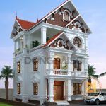 Biệt thự tân cổ điển kiểu Pháp 3 tầng đẹp