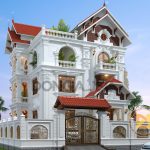 Mẫu biệt thự 3 tầng tân cổ điển đẹp