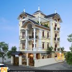 Mẫu biệt thự tân cổ điển 4 tầng đẹp được ưu chuộng nhất