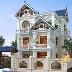 Mẫu biệt thự Pháp 3 tầng đẹp