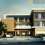 biệt thự hiện đại 3 tầng