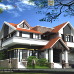 Biệt thự mái thái 3 tầng hiện đại