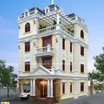 Mẫu biệt thự tân cổ điển 4 tầng