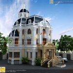 Biệt thự 3 tầng cổ điển Pháp đẹp