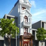 Mẫu nhà phố tân cổ điển 4 tầng đẹp