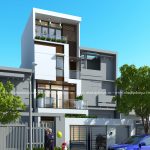 Mẫu nhà phố đẹp 4 tầng 85 m2