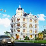 Biệt thự cổ điển 4 tầng đẹp