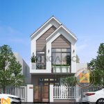 Mẫu nhà phố 2 tầng mặt tiền 5,5m