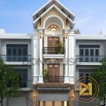 mẫu nhà ống 3 tầng tân cổ điển