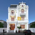 Thiết kế biệt thự kiểu Pháp 3 tầng
