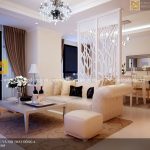 Nội thất chung cư tân cổ điển royal city