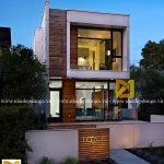 mẫu nhà ống 2 tầng hiện đại