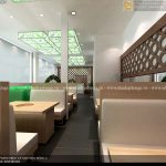 nội thất nhà hàng lẩu băng chuyền Nhật Bản