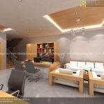 Nội thất biệt thự kết hợp văn phòng