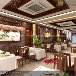 Thiết kế nội thất nhà hàng chả cá Anh Vũ