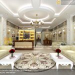 Thiết kế nội thất nhà hàng phong cách Tân cổ điển