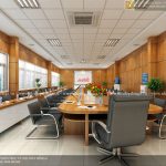 Thiết kế nội thất phòng họp ngân hàng Viettinbank