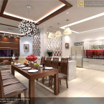 Thiết kế nội thất phòng khách ấm cúng hiện đại