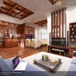 Nội thất biệt thự đẹp kết hợp văn phòng