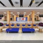 Thiết kế nội thất văn phòng giao dịch ngân hàng BIDV