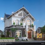 Mẫu biệt thự 2 tầng đẹp hiện đại