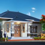 mẫu biệt thự nhà vườn đẹp 1 tầng