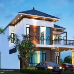 Mẫu thiết kế biệt thự hiện đại 2 tầng
